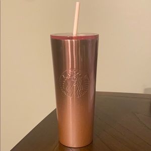💕 Rose Gold Starbucks Tumbler 💕
